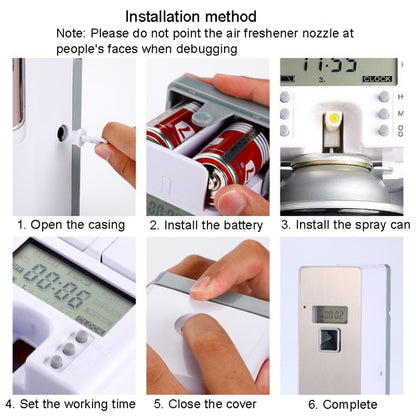 Anti-Corrosion Stainless Steel Panel LCD Digital Display Intelligent Automatic Fragrance Sprayer, LCD (Black Titanium), LCD (Titanium Gold), LCD (Brushed)