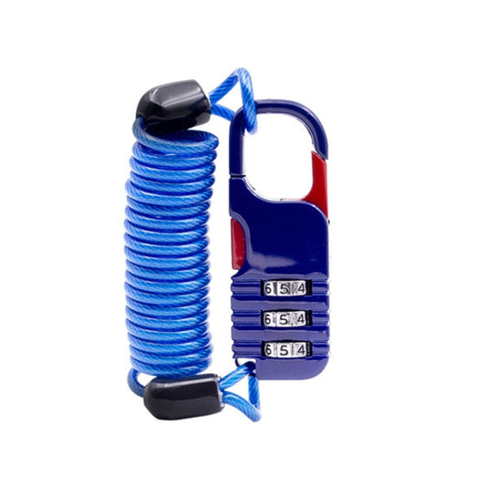 Helmet Anti Theft Password Lock Motorcycle Car Basket Soft Lock