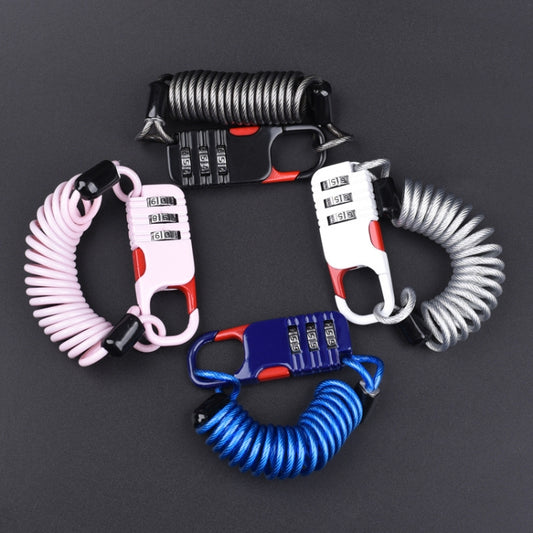 Helmet Anti Theft Password Lock Motorcycle Car Basket Soft Lock