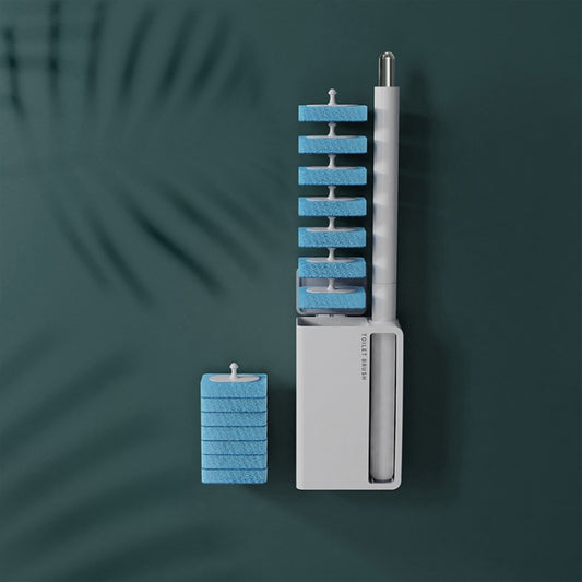 Household Wall Mounted Long Handle Disposable Toilet Brush Set