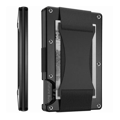 Credit Card Holder Wallets RFID Blocking Slim Metal Card Clip, Black, Grey, Royal Blue, Army Green, Dark Green, Coffee, Fluorescent Green, Carbon Fiber Pattern, Real Carbon Fiber (Light), Real Carbon Fiber (Matte), Red, Blue, Orange, Rainbow�����������...