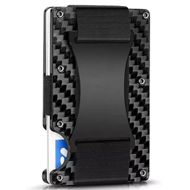 Credit Card Holder Wallets RFID Blocking Slim Metal Card Clip, Black, Grey, Royal Blue, Army Green, Dark Green, Coffee, Fluorescent Green, Carbon Fiber Pattern, Real Carbon Fiber (Light), Real Carbon Fiber (Matte), Red, Blue, Orange, Rainbow�����������...