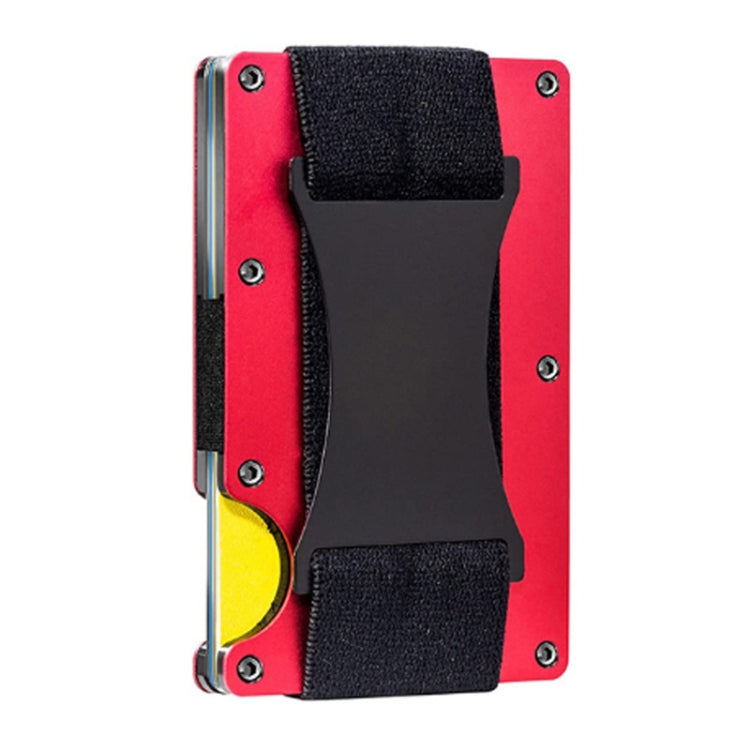 Credit Card Holder Wallets RFID Blocking Slim Metal Card Clip, Black, Grey, Royal Blue, Army Green, Dark Green, Coffee, Fluorescent Green, Carbon Fiber Pattern, Real Carbon Fiber (Light), Real Carbon Fiber (Matte), Red, Blue, Orange, Rainbow�����������...