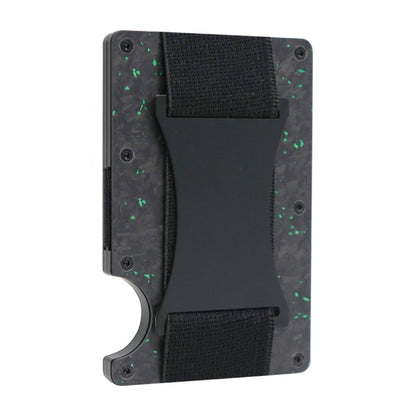 Credit Card Holder Wallets RFID Blocking Slim Metal Card Clip, Black, Grey, Royal Blue, Army Green, Dark Green, Coffee, Fluorescent Green, Carbon Fiber Pattern, Real Carbon Fiber (Light), Real Carbon Fiber (Matte), Red, Blue, Orange, Rainbow�����������...