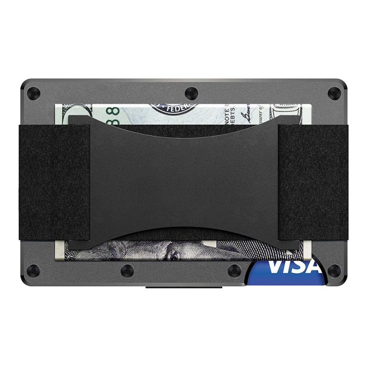 Credit Card Holder Wallets RFID Blocking Slim Metal Card Clip, Black, Grey, Royal Blue, Army Green, Dark Green, Coffee, Fluorescent Green, Carbon Fiber Pattern, Real Carbon Fiber (Light), Real Carbon Fiber (Matte), Red, Blue, Orange, Rainbow�����������...