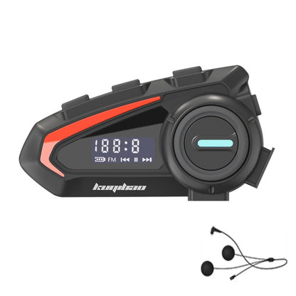 KUQIBAO Motorcycle Helmet Waterproof Bluetooth-compatible Headset With Screen
