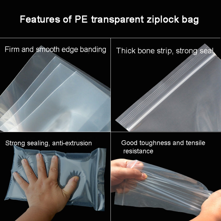 100pcs  Perforated Ziplock Bag Thickened Transparent Packaging Bag Plastic Sealed Bag, 8 x 18cm 12 Silk  Lower Hole, 8 x 18cm 12 Silk No Hole, 8 x 18cm 10 Silk No Hole, 9 x 13cm 10 Silk Lower Hole, 9 x 13cm 10 Silk No Hole, 12 x 18cm 10 Silk Lower Hole...
