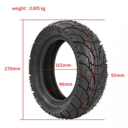 For KUGOO M4 TUOVT 80/65-6.5 10 inch Electric Skateboard Vacuum Explosion-Proof Outer Tire
