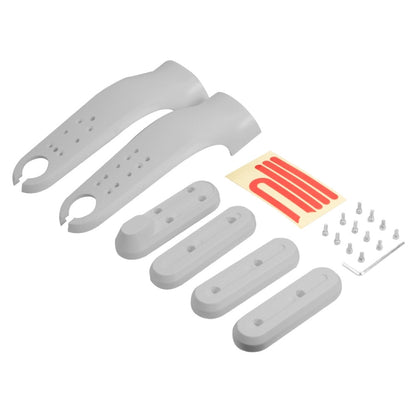For Xiaomi M365 / PRO / 1S Skateboard Accessories Front Fork Plastic Protection Cover Reflecting Bar Set