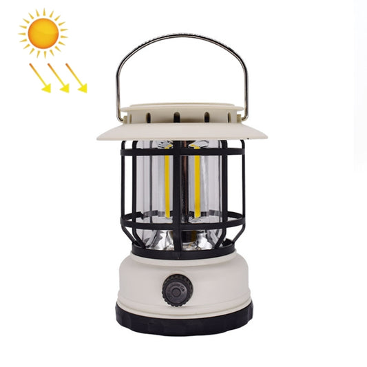 Waterproof Outdoor Tent Retro Atmosphere Horse Lamp, Solar Energy White