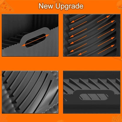 For Ninja DZ201 Air Fryer Silicone Mat Foldable Reusable Basket Tray, Gray, Black, Pink, Red, Blue