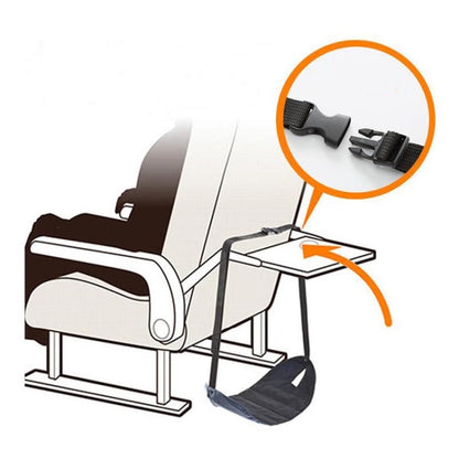 Travel Foot Rest Hammock Office Leisure Pedal, Black Split, Sky Blue Split, Blue Split, Rose Red Split, Black White Stripe All-in-one, Navy Blue All-in-one, Navy Blue Split