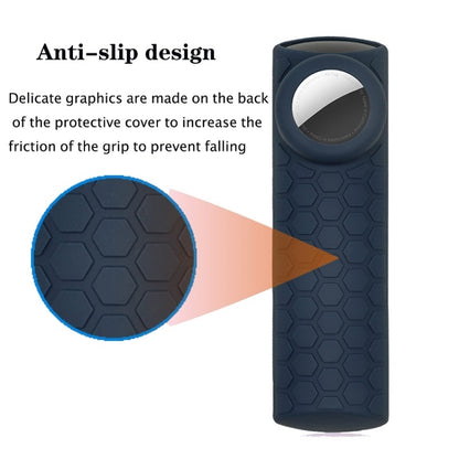 2pcs Remote Control Case For Amazon Fire TV Stick 2021 ALEXA 3rd Gen With Airtag Holder