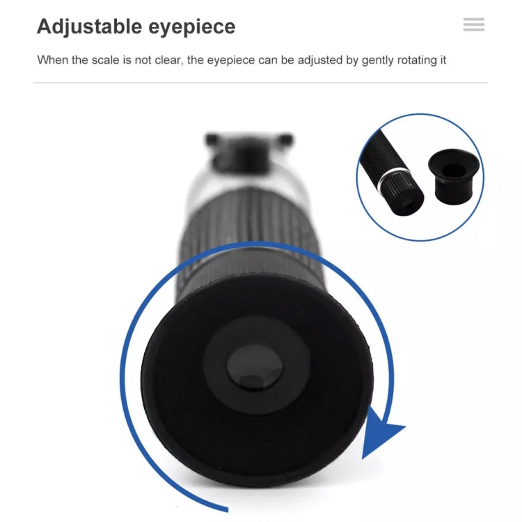 Handheld Refractometer Fruit Sugar Meter Brix Tester 0-32 Measuring Range