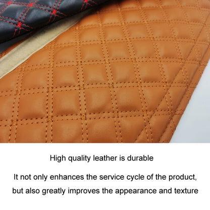 Rhombus Leather Seat Belt Shoulder Protector Pads