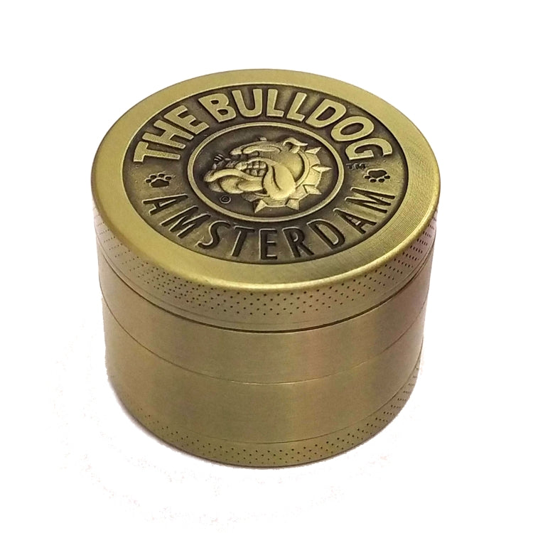50mm  Bulldog Grinder Tobacco Herb Zinc Alloy Grinders, 3 -layer Bronze, 3-layer Ancient Silver, 4 -layer Bronze, 4 -layer Ancient Silver