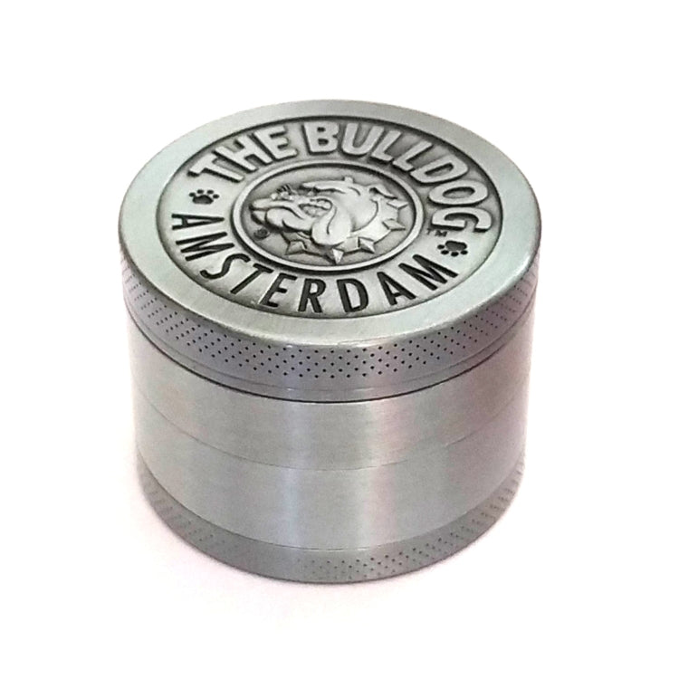 50mm  Bulldog Grinder Tobacco Herb Zinc Alloy Grinders, 3 -layer Bronze, 3-layer Ancient Silver, 4 -layer Bronze, 4 -layer Ancient Silver