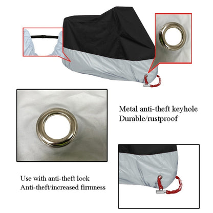 190T Motorcycle Rain Covers Dustproof Rain UV Resistant Dust Prevention Covers