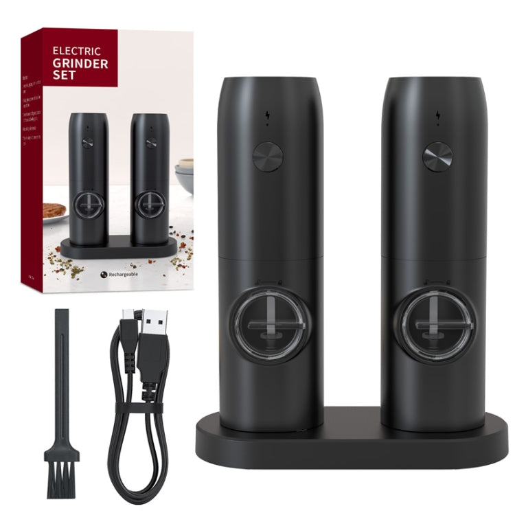 Electric Automatic Salt And Pepper Grinder Set With Charging Base, D2 KYMQ-7C, J2  KYMQ-15C, K2 KYMQ-17C