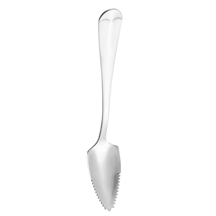 Stainless Steel Scraper Spoon Fruit Grapefruit Spoon Baby Digging Ball Spoon, Silver, Gold