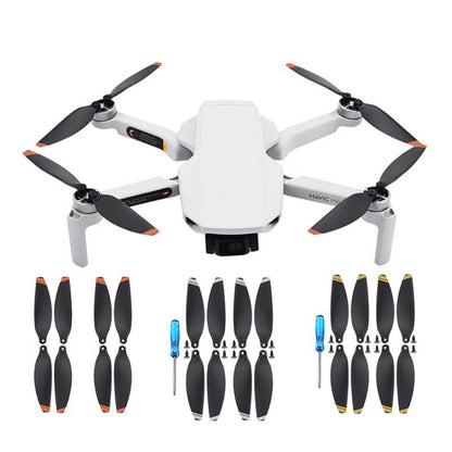 ملحقات شفرات المروحة لطائرة DJI Mavic Mini 4726F بدون طيار، زوجان من الحافة البرتقالية، 4 أزواج من الحافة البرتقالية، زوجان من الحافة الفضية، 4 أزواج من الحافة الفضية، زوجان من الحافة الذهبية، 4 أزواج من الحافة الذهبية