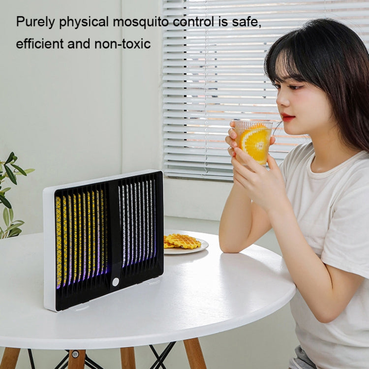 Mosquito Killer Lamp Household Fly Catchers, Plug-in Model Black, Charge and Plug Dual-Use Black