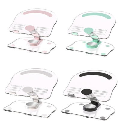 KF-Z11 Acrylic Tablet PC Mobile Phone Bracket Desktop Rotating Foldable Lazy Non-slip Phone Support Frame