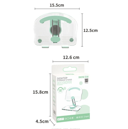 KF-Z11 Acrylic Tablet PC Mobile Phone Bracket Desktop Rotating Foldable Lazy Non-slip Phone Support Frame