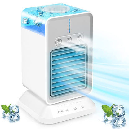 USB Mini Desktop Spray Humidification Cooling Fan Home Air Conditioner Fan Cooler