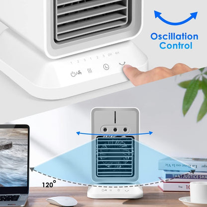 USB Mini Desktop Spray Humidification Cooling Fan Home Air Conditioner Fan Cooler