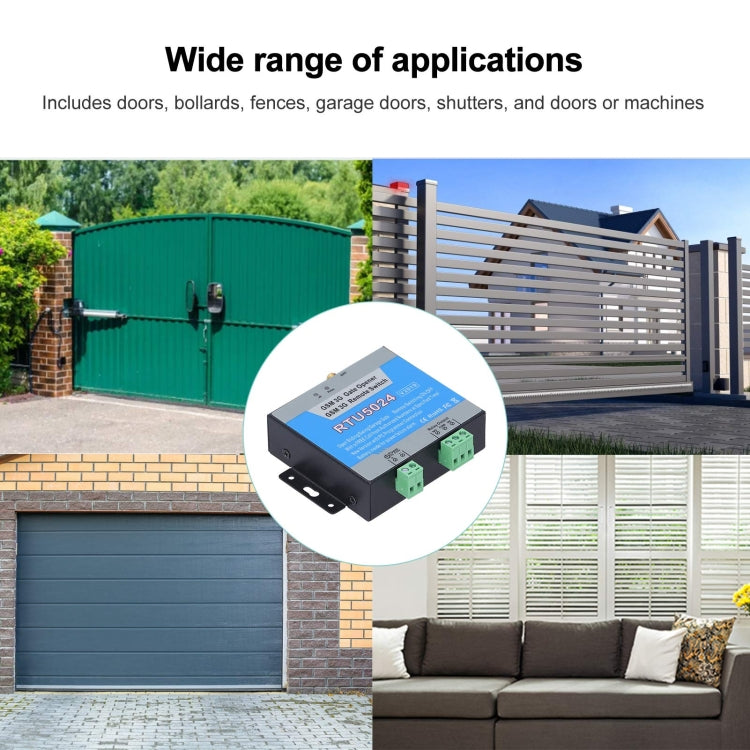 RTU5024 V2019 2G GSM Gate Opener Battery Inside for Power Failure Alert