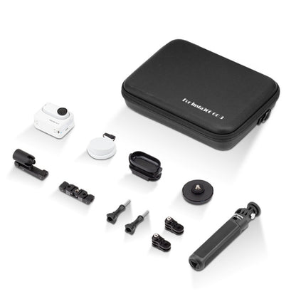 حقيبة تخزين XFJI محمولة وحقيبة سفر وحقيبة حمل كاملة لكاميرا Insta360 GO 3