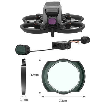 For DJI Avata BRDRC Filter O3 Image Transmission Lens Accessories, ND32 Lens, ND64 Lens