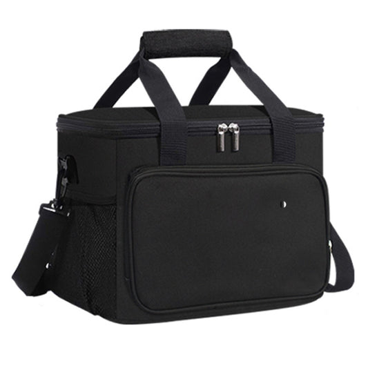15L Waterproof Oxford Cloth Picnic Bag Outdoor Ice Pack Thickened Portable Insulation Bag, 15L Black, 15L Grey