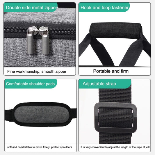 15L Waterproof Oxford Cloth Picnic Bag Outdoor Ice Pack Thickened Portable Insulation Bag, 15L Black, 15L Grey