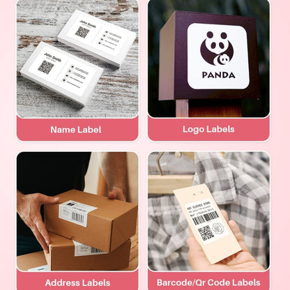 Phomemo M220 Jewelry Clothing Tags Bluetooth Thermist Strip Tag Printer