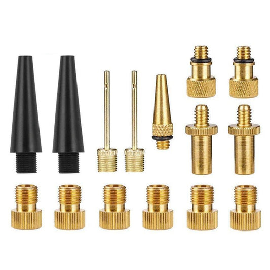 SV/AV/DV Bicycle Valve Adapter Set Bike Ball Pump Accessories