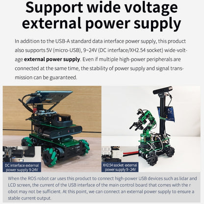 Yahboom USB3.0 HUB Expansion Board ROS Robot Expansion Dock