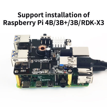 Yahboom USB3.0 HUB Expansion Board ROS Robot Expansion Dock