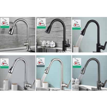 Kitchen Pull-out Universal Telescopic Hot & Cold Water Faucet