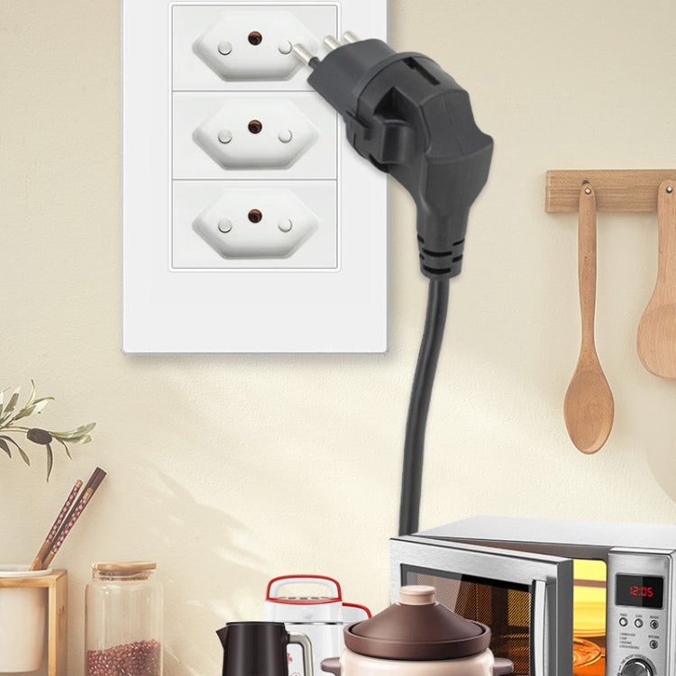EU to Switzerland Convertible Plug With Ground Wire Travel Adaptor