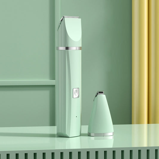 Pet Shaver Cat Dog Paw Hair Clipper Electric Fader, 2 in 1 Green, 3 in 1 Green, 4 in 1 Green, 2 in 1 White, 3 in 1 White, 4 in 1 White, Single Head