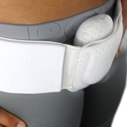 Adult Hernia Belt Groin Protection Belt, Black, Skin Color