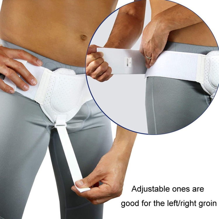 Adult Hernia Belt Groin Protection Belt, Black, Skin Color