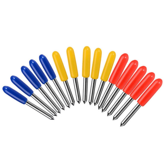 Reflective Film Lettering Knife Roland Cutting Plotter Universal Cutter, 15pcs, Knife Holder + 15pcs