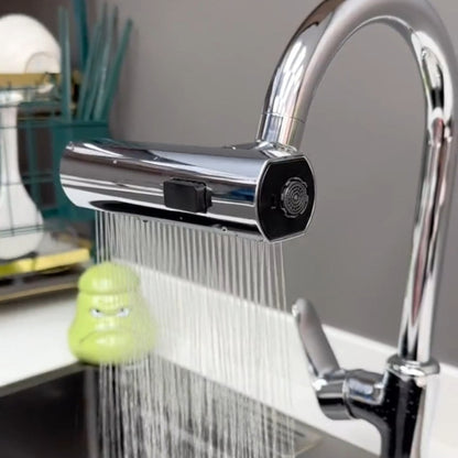 Multi-functional Flying Rain Waterfall Spout Connector Kitchen Faucet Splash Universal Swivel Bubbler