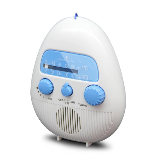 Portable Waterproof FM Radio With Hanging Rope For Bathroom