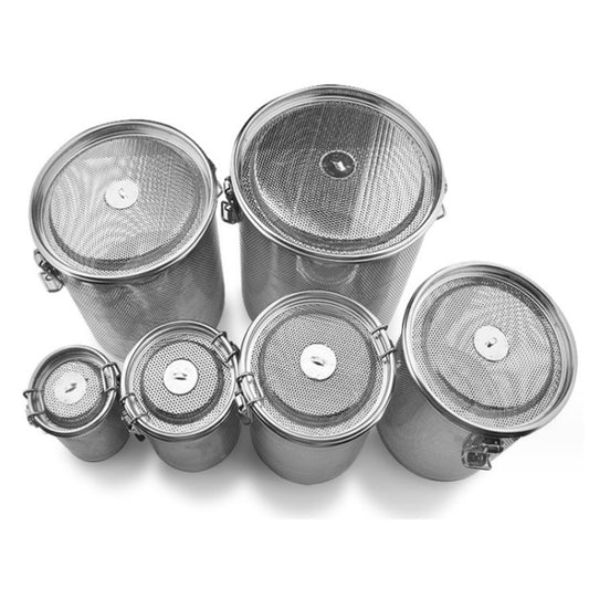 304 Stainless Steel Brine Basket Tea Residue Ball Soup Material Box, 7x9cm, 9x10.8cm, 11.2x13.5cm, 14x16cm, 16x16.5cm, 18x18cm, 20x20cm