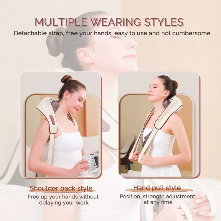 Electric Neck And Shoulder Massager Shiatsu Back Neck Massager With Heat
