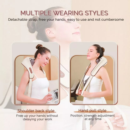 Electric Neck And Shoulder Massager Shiatsu Back Neck Massager With Heat